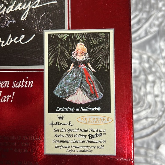 Barbie Special 1995 Holiday (third series) Doll Special Edition - Picture 3 of 7